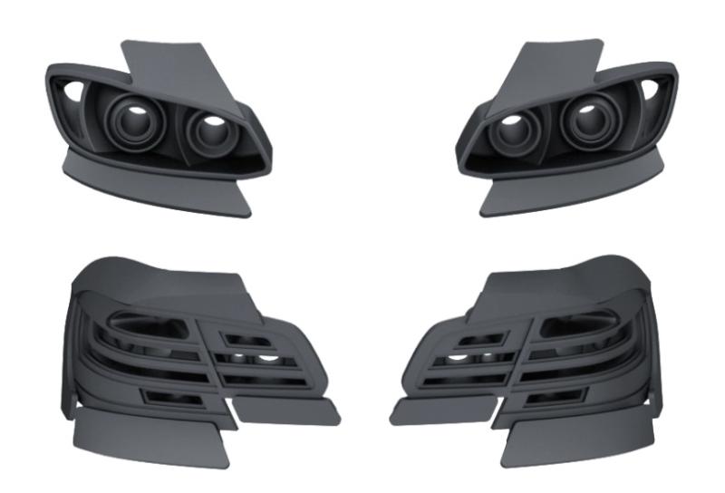 24KRC BMW E92 M3 & E92 Dom's Light Buckets